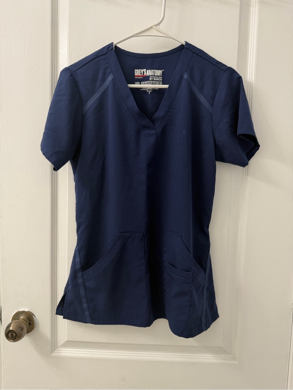 Grey's Anatomy Impact Women's Elevate Scrub Top Indigo S - Picture 4 of 8